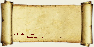 Jelisaveta Hrnjaković vizit kartica